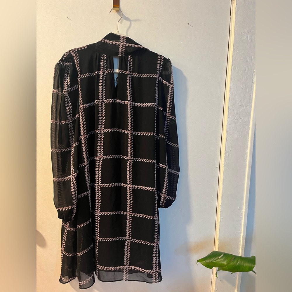 Black Patterned Dress!